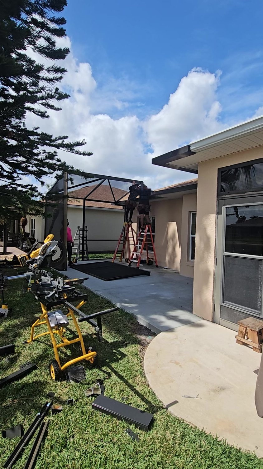 Screen Enclosure and Lanai Installation