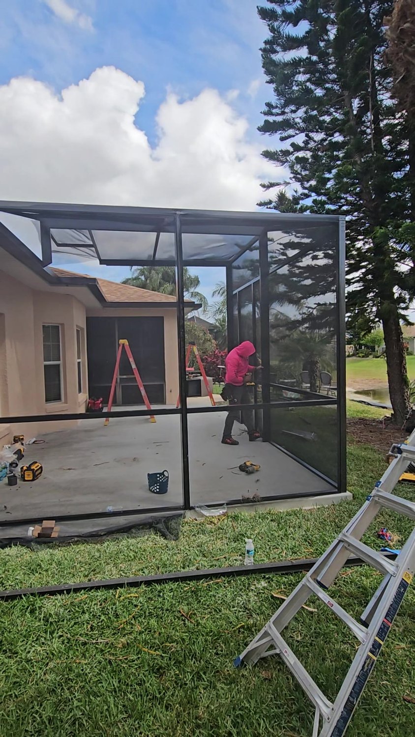Screen Enclosure and Lanai Installation