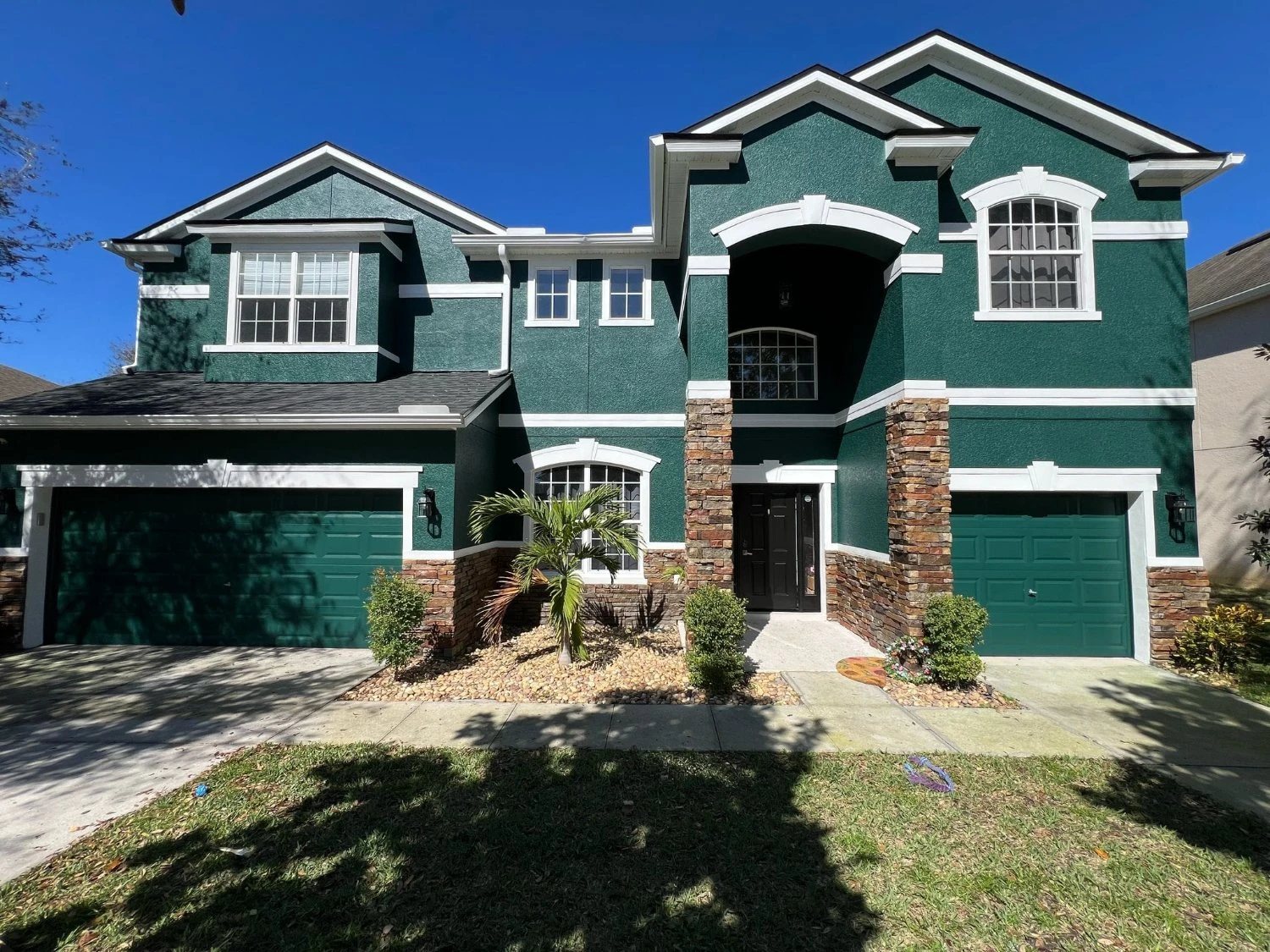 Exterior House Painting and Trim Repair