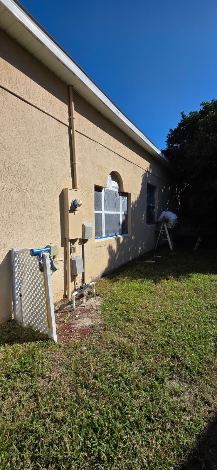 Exterior Color Change, Two-Story Home in Lake Mary