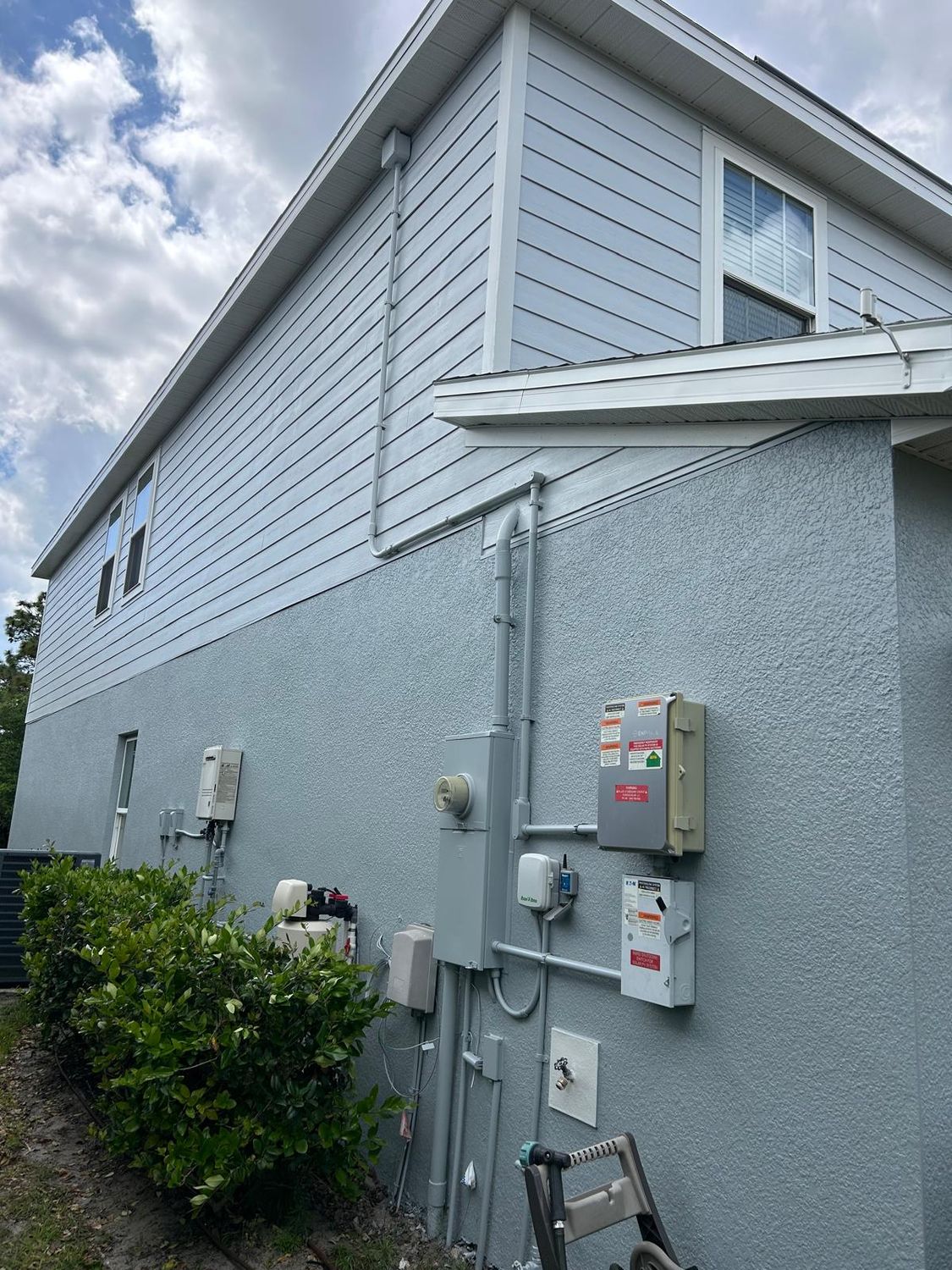 Exterior House Painting, Two-Story Home