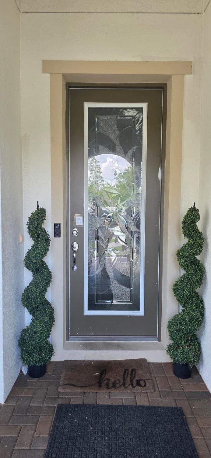 Exterior Color Change, Mediterranean Home