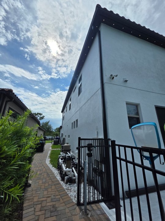 Exterior Color Change, Mediterranean Home