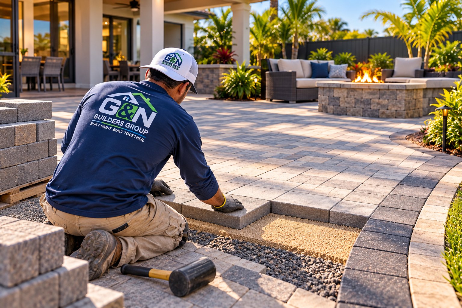 Paver Patio and Hardscape Installation